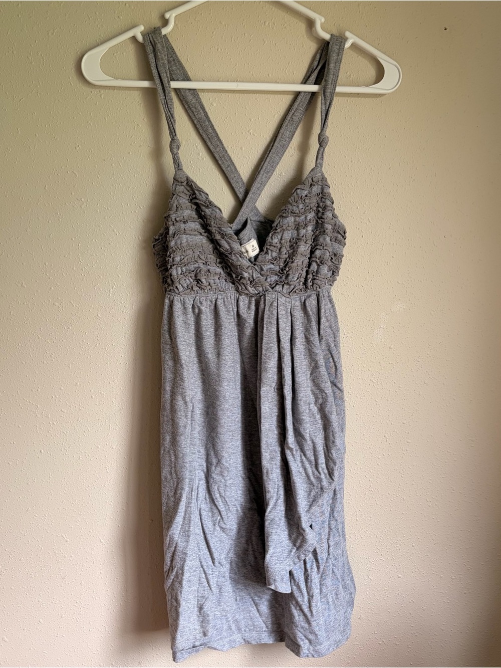 Vintage Y2K Abercrombie and Fitch Ruffle Babydoll Tank